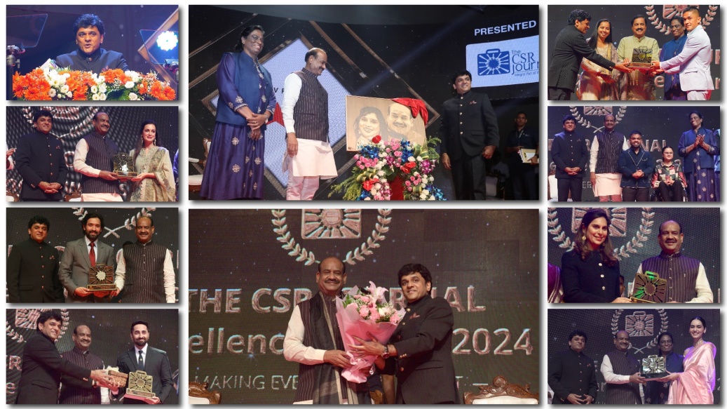 Honourable Speaker, 18th Lok Sabha Shri Om Birla graces The CSR Journal Excellence Awards 2024 (7th Edition) 