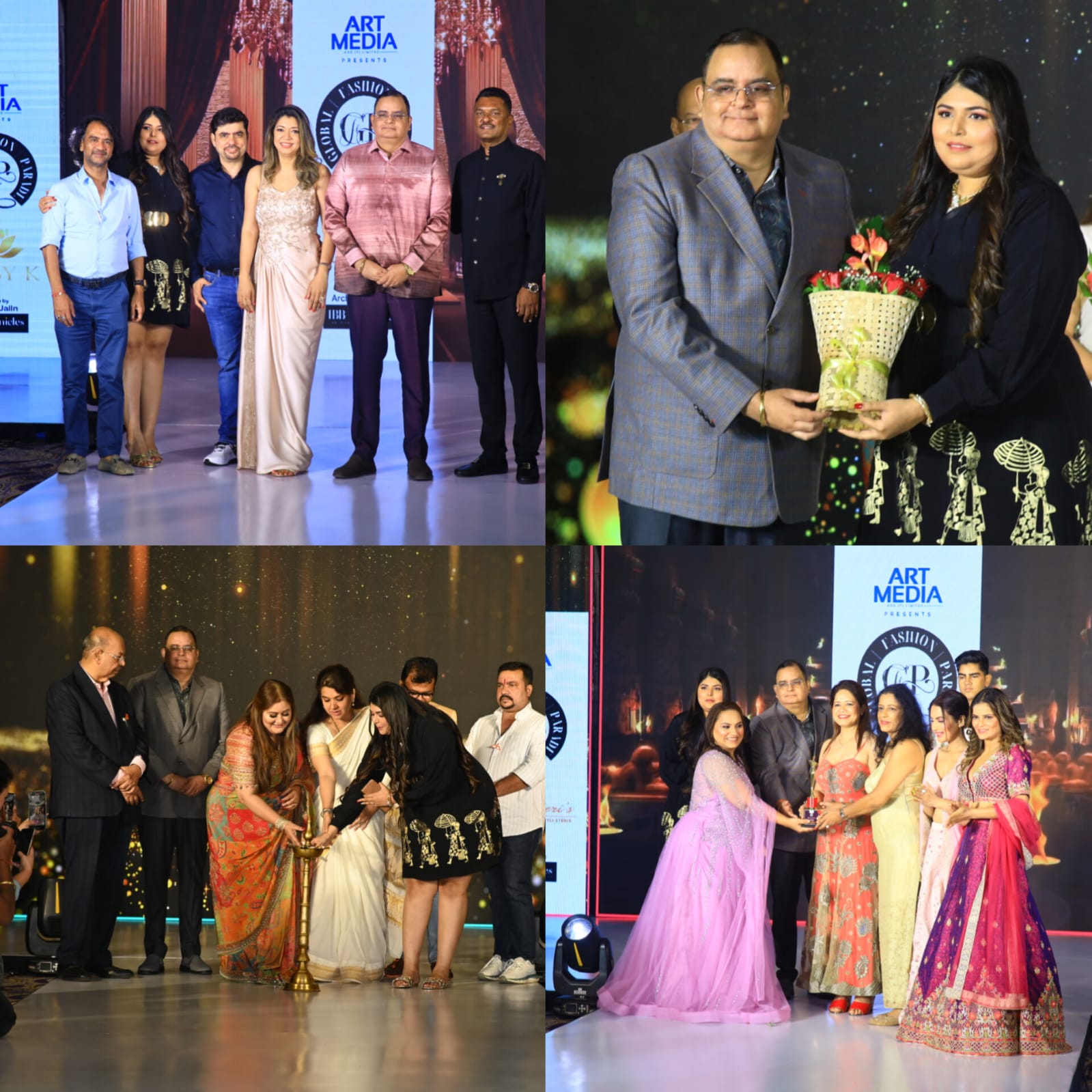 Art Media Ads Pvt Ltd of Sunil Sethi Presents Global Fashion Parade of IBB Chronicles An Initiative by Archunaa Jaiin