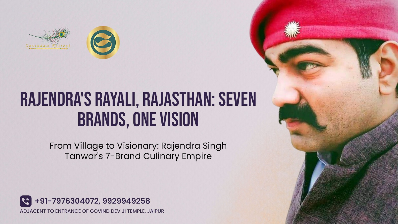 From Village to Visionary: Rajendra Singh Tanwar (Rayali)’s 7-Brand Culinary Empire