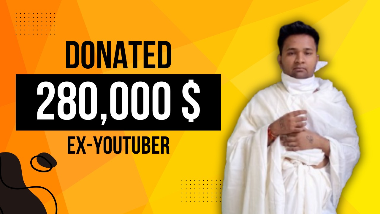 Ex-Youtuber Donates Crores to Foundation, Leaves Industry – Priyank Gada Donates 2.31 Crore ($280,000)