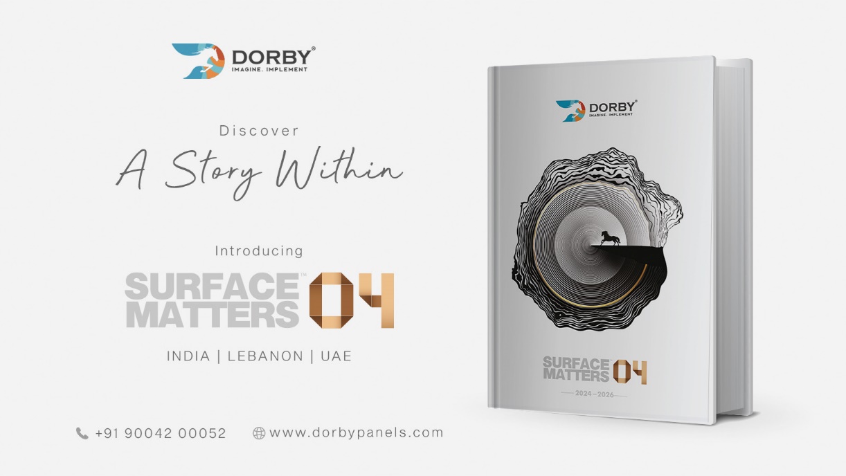 Dorby– India’s Leading Surface Décor Brand, Launches Surface Matters-04 Catalogue