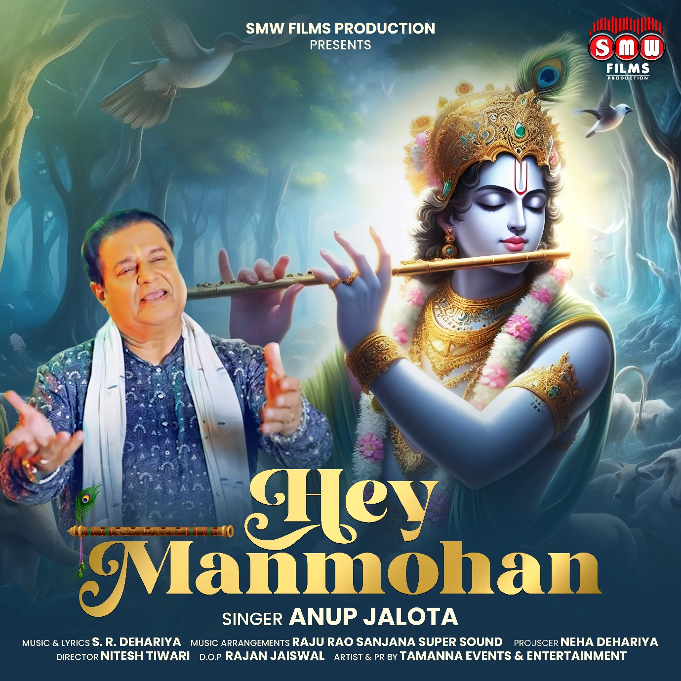 “Hey Manmohan: A Divine Collaboration of Anup Jalota, S R Dehariya, and Nitesh Tiwari”