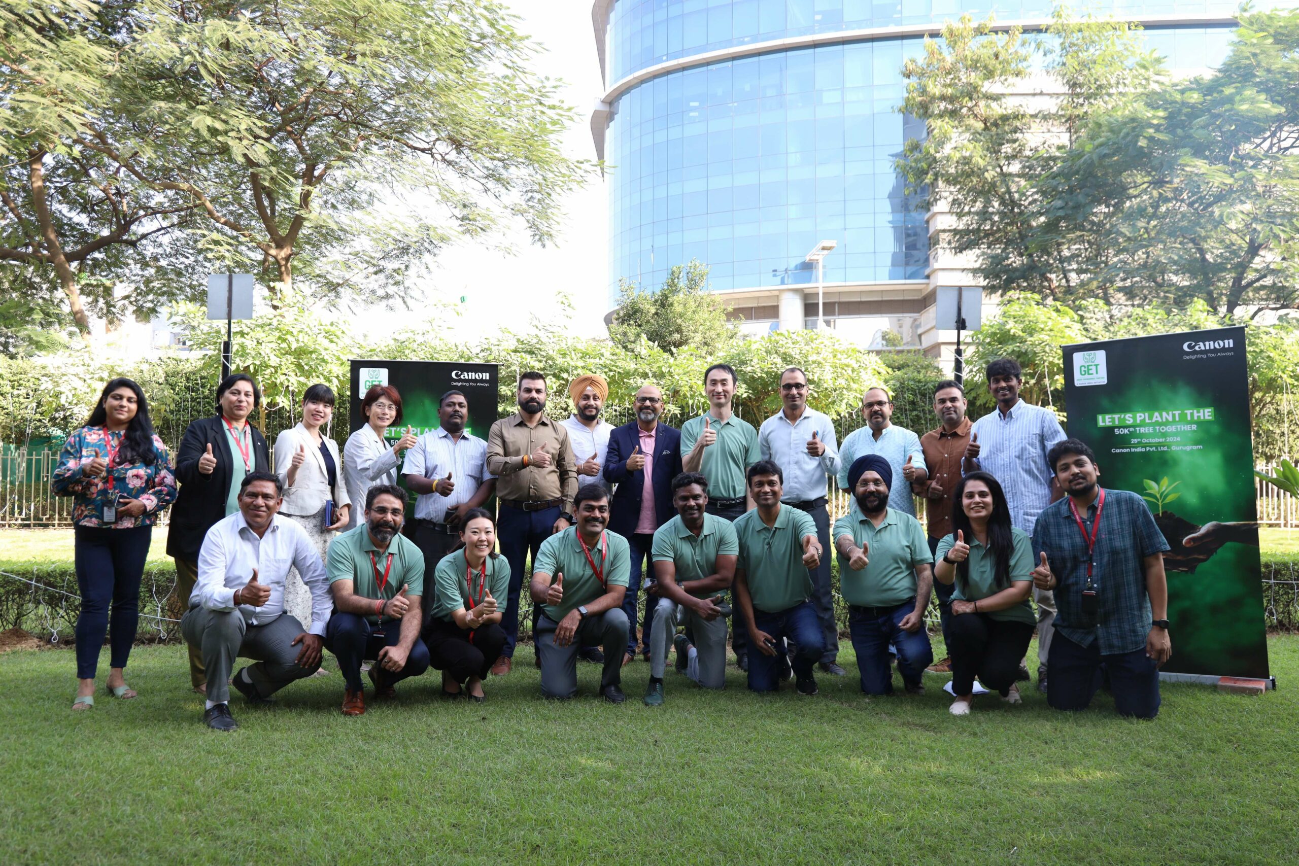 Canon India’s ‘Green Environment Together’ initiative achieves a significant milestone in its sustainability vision by planting 50,000 trees in 5 years