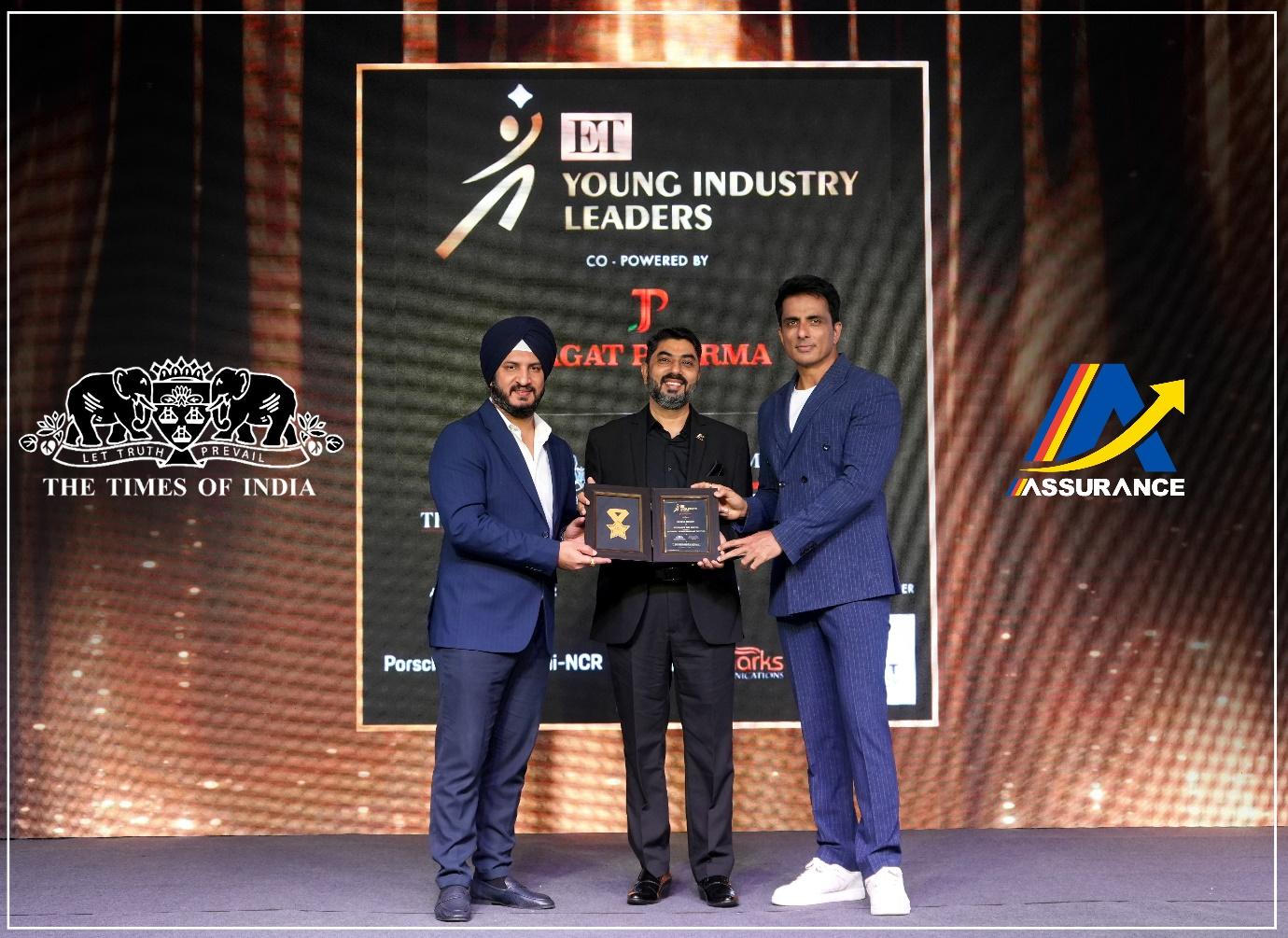Assurance Intl’s CEO, Mr. Mukesh Sharma, Honoured as “Inspiring Businessman of the Year” at The Economic Times Young Industry Leaders Awards 2024