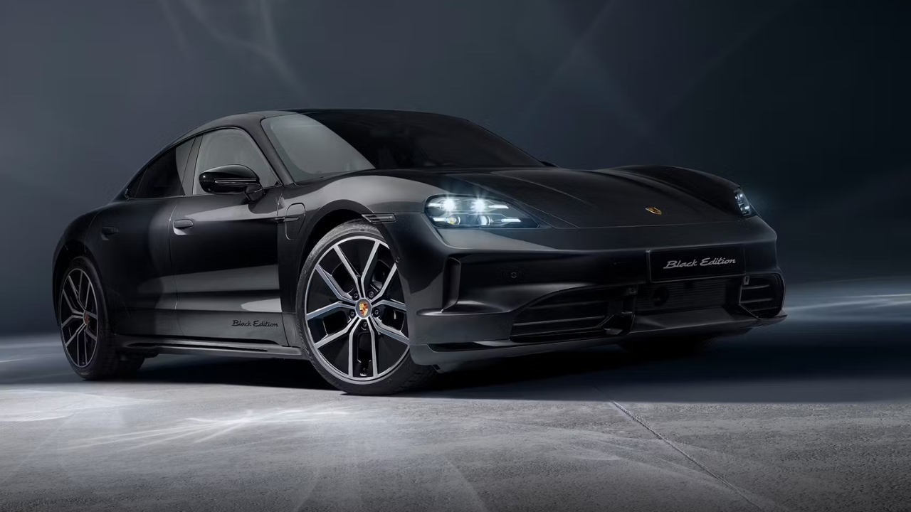 New Porsche Taycan Black Edition Breaks Cover